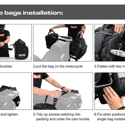 20L Motorcycle Side Bag