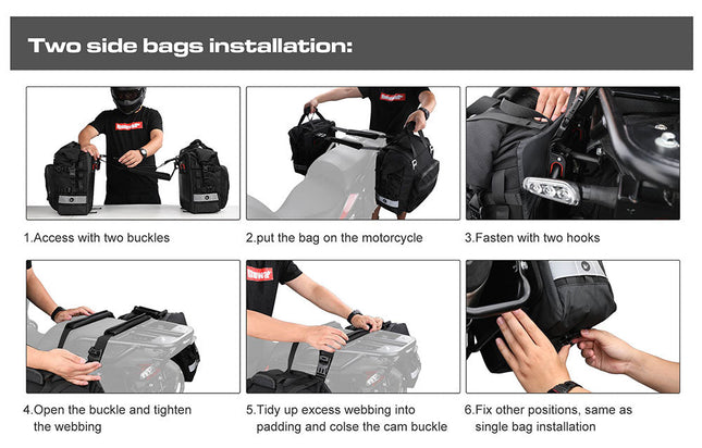 20L Motorcycle Side Bag
