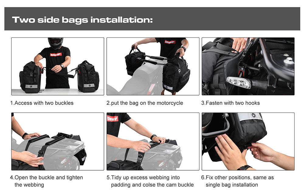 20L Motorcycle Side Bag