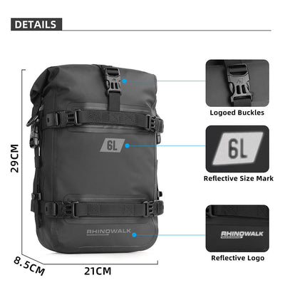6L Waterproof Crash Bar Bags