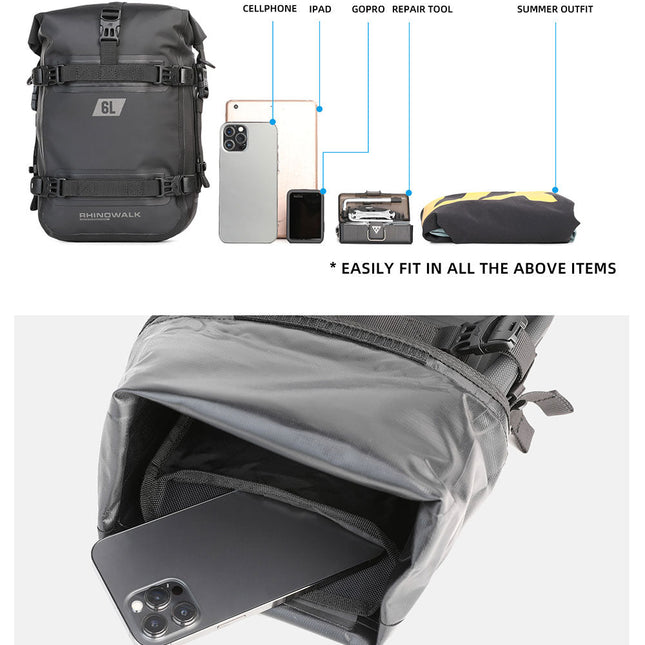 6L Waterproof Crash Bar Bags