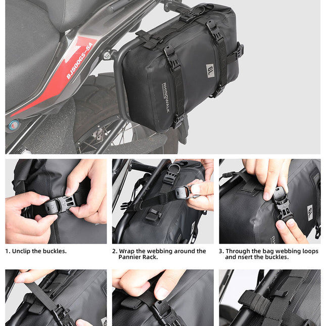 6L Waterproof Crash Bar Bags