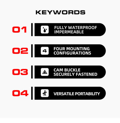 6L Waterproof Crash Bar Bags