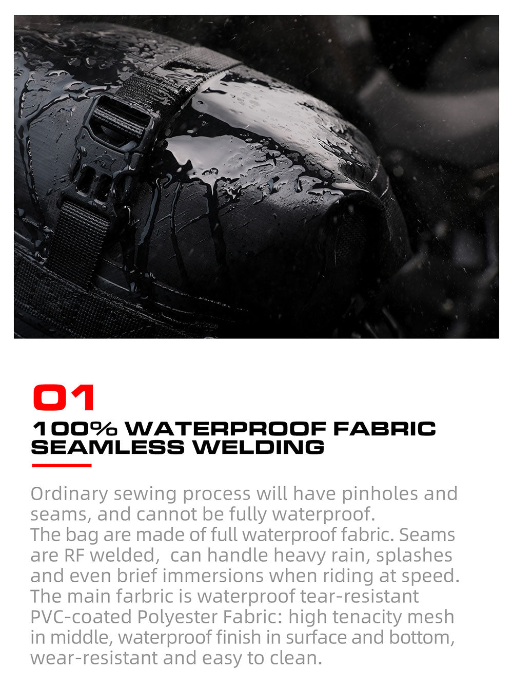 6L Waterproof Crash Bar Bags