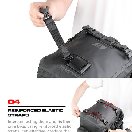 Waterproof Modular Motorcycle Packs 8L/15L/30L