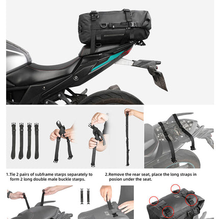 Waterproof Modular Motorcycle Packs 8L/15L/30L