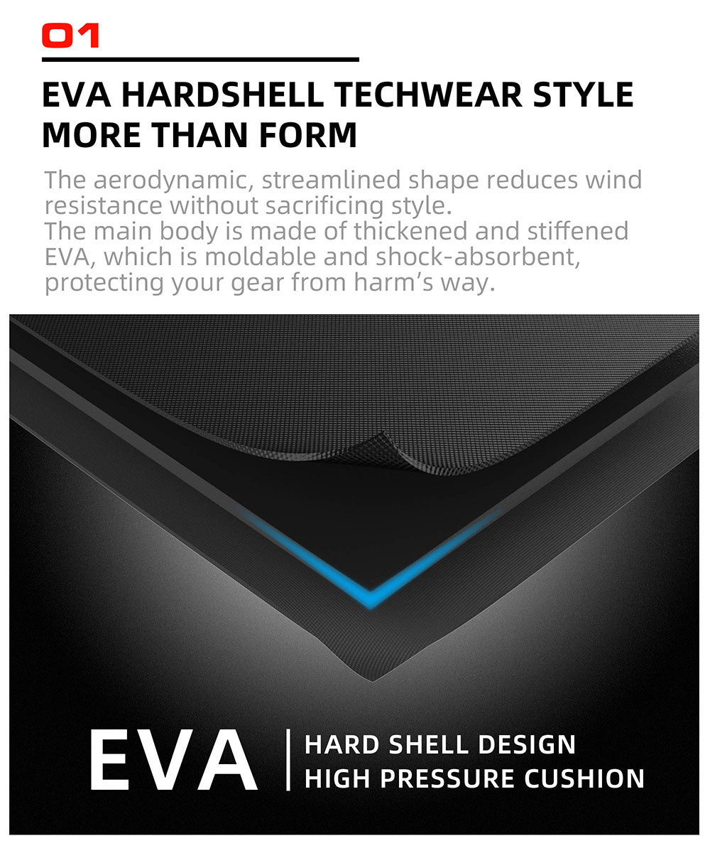 23L-35L Hard Shell Tail  Bag with Expandable