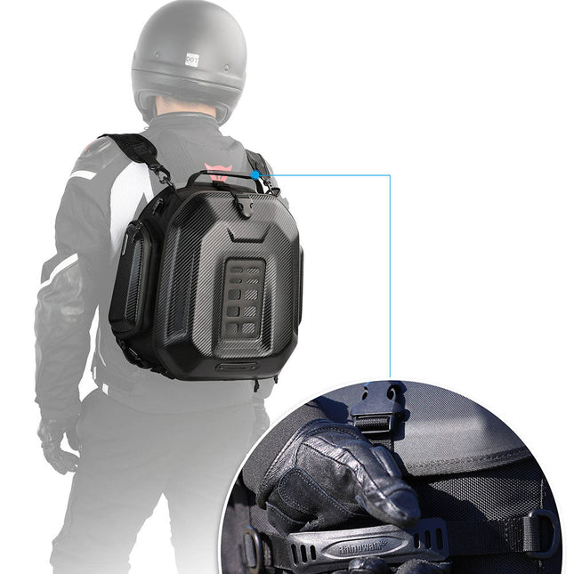 23L-35L Hard Shell Tail  Bag with Expandable