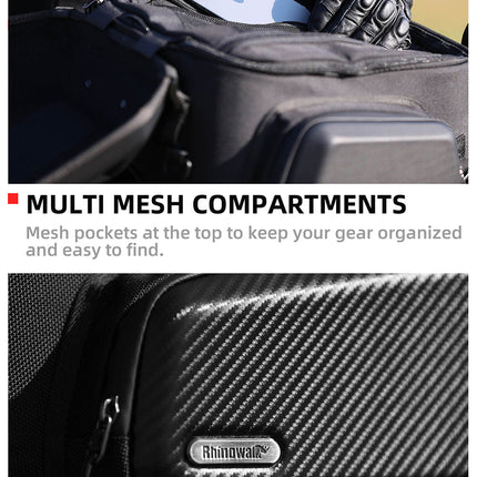 23L-35L Hard Shell Tail  Bag with Expandable