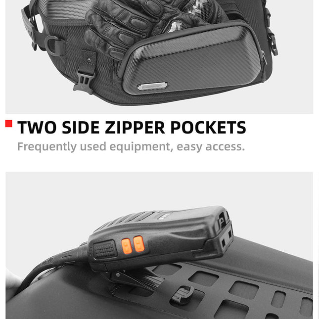 23L-35L Hard Shell Tail  Bag with Expandable