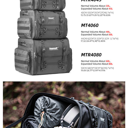 Large Capacity Motorcycle Tail Seat Bag