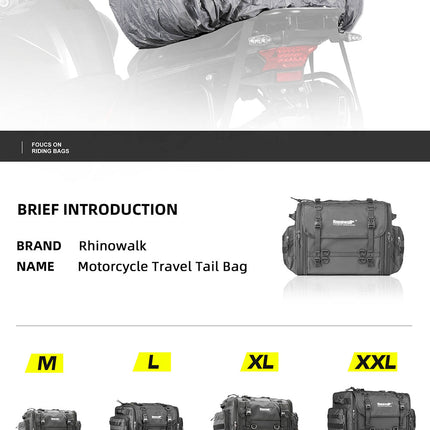 Large Capacity Motorcycle Tail Seat Bag