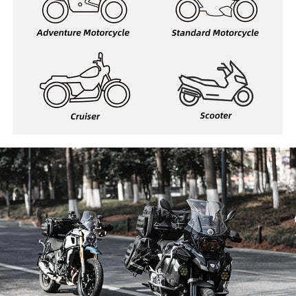 Large Capacity Motorcycle Tail Seat Bag