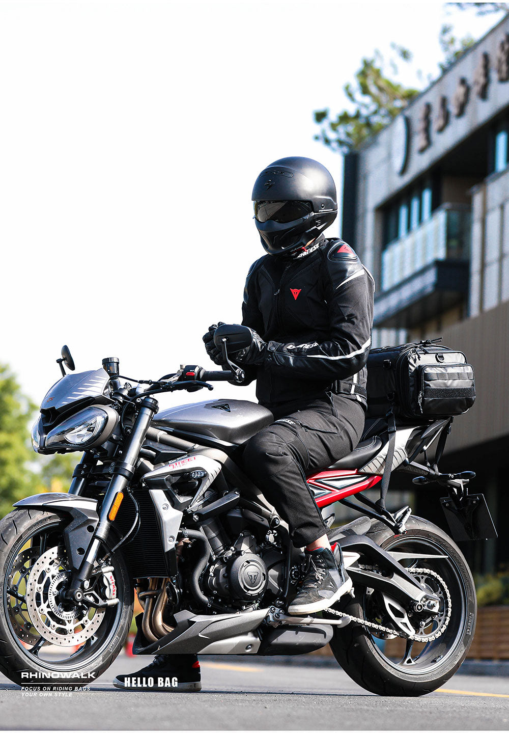 19-26l Motorcycle Tail Seat Bag