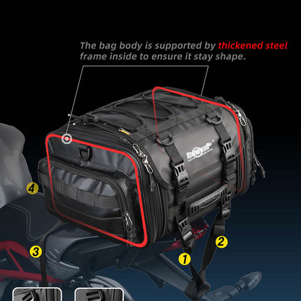 19-26l Motorcycle Tail Seat Bag