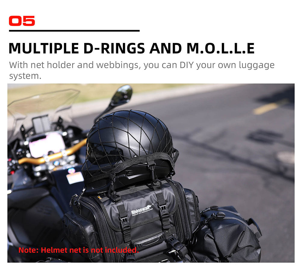 19-26l Motorcycle Tail Seat Bag