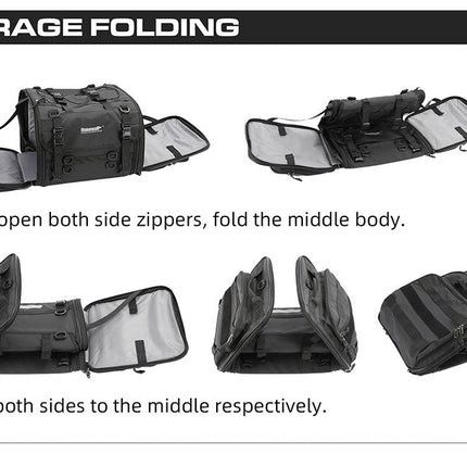 19-26l Motorcycle Tail Seat Bag