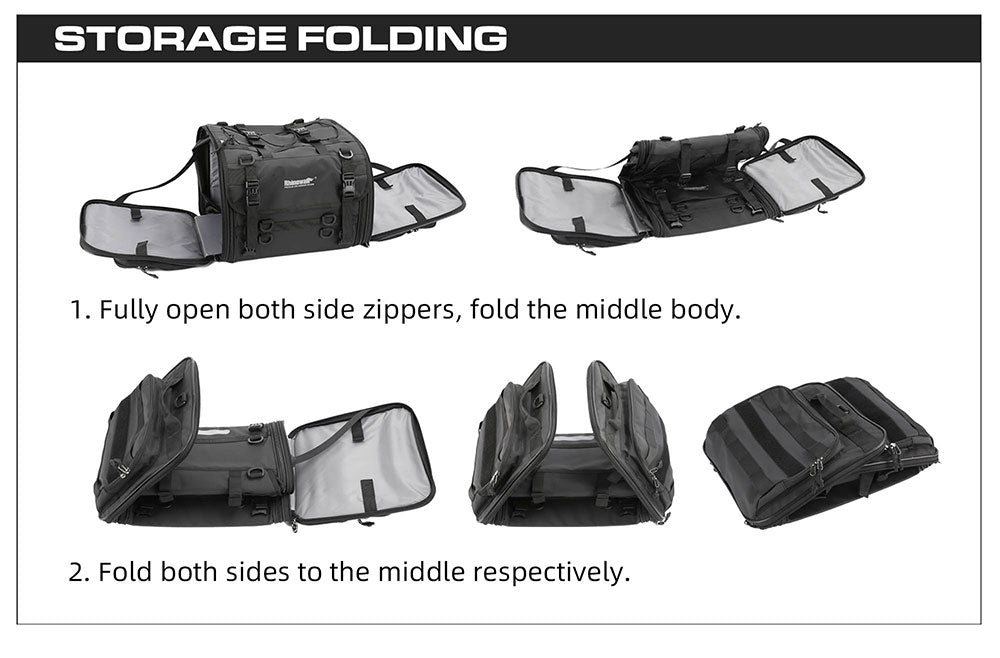 19-26l Motorcycle Tail Seat Bag
