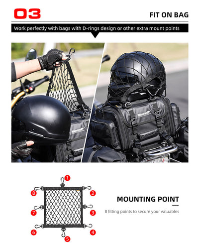 Motorcycle Helmet Net