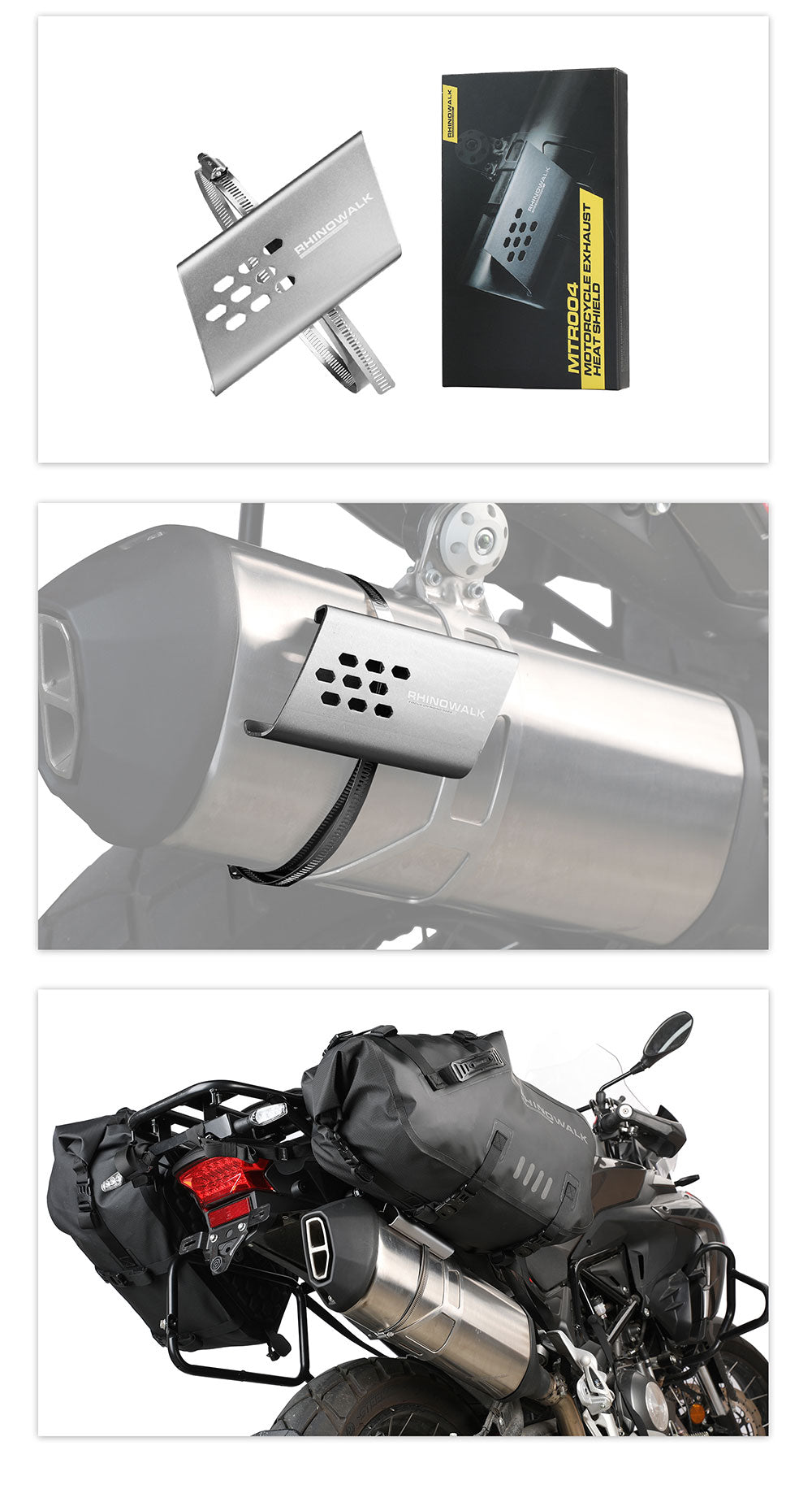 Waterproof Motorcycle Pannier Side Bag 18/28/48L - Pair/Rackless