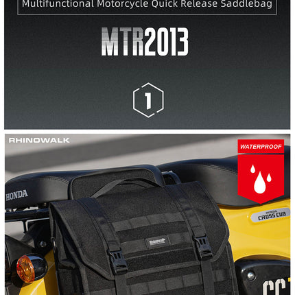 13l Motorcycle side bag