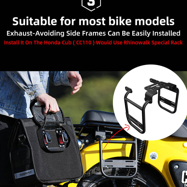 13l Motorcycle side bag