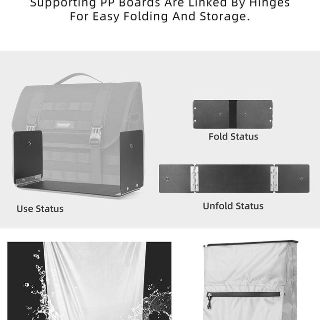 13l Motorcycle side bag