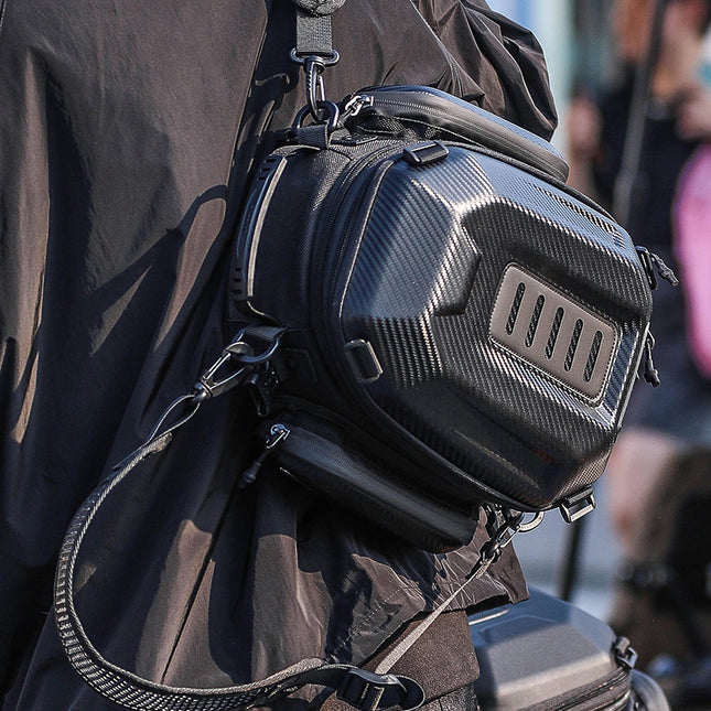 12-18l Motorcycle hard shell tail bag