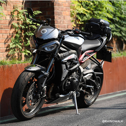 12-18l Motorcycle hard shell tail bag