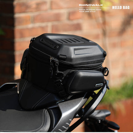 12-18l Motorcycle hard shell tail bag