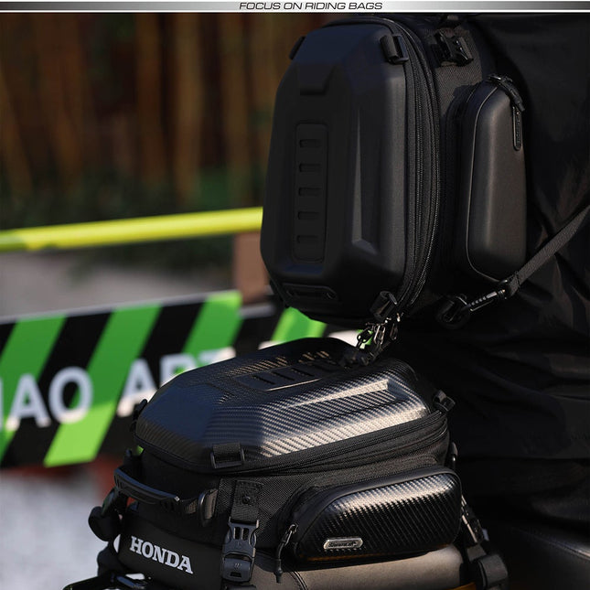 12-18l Motorcycle hard shell tail bag