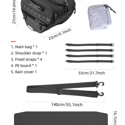 15 litr Tunnel bag for Scooter