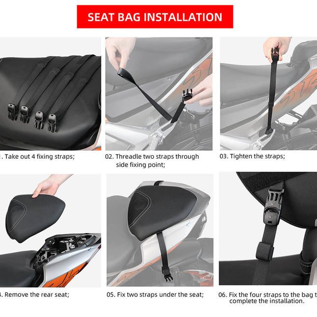 15 litr Tunnel bag for Scooter