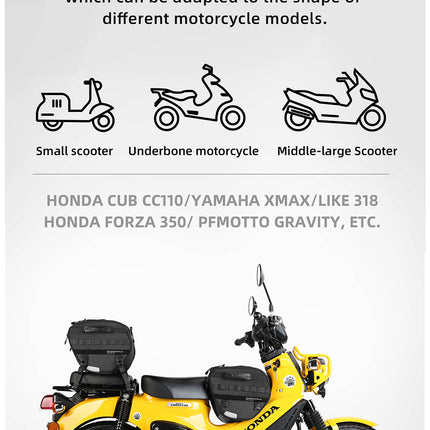 15 litr Tunnel bag for Scooter