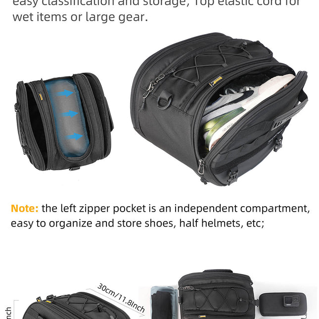 15 litr Tunnel bag for Scooter