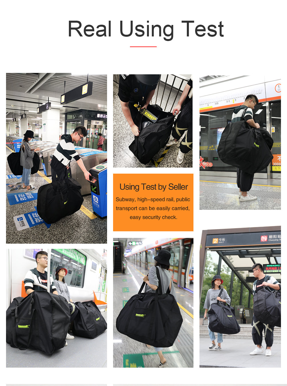 Portable 14-20 inch Folding Bicycle Carry Bag