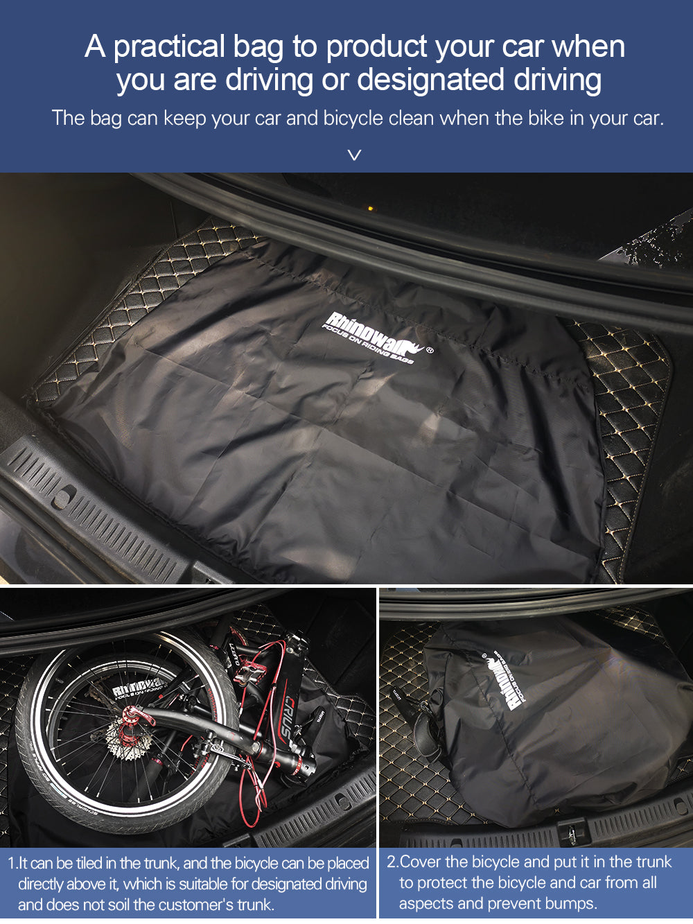 14-20 Inch Lightweight Folding Bike Cover