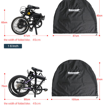 14-20 Inch Lightweight Folding Bike Cover