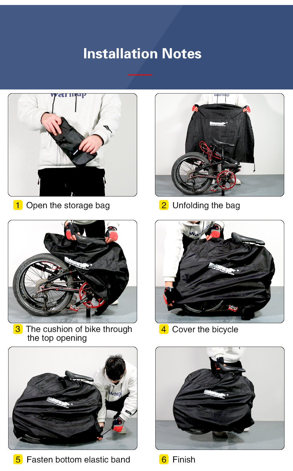 14-20 Inch Lightweight Folding Bike Cover