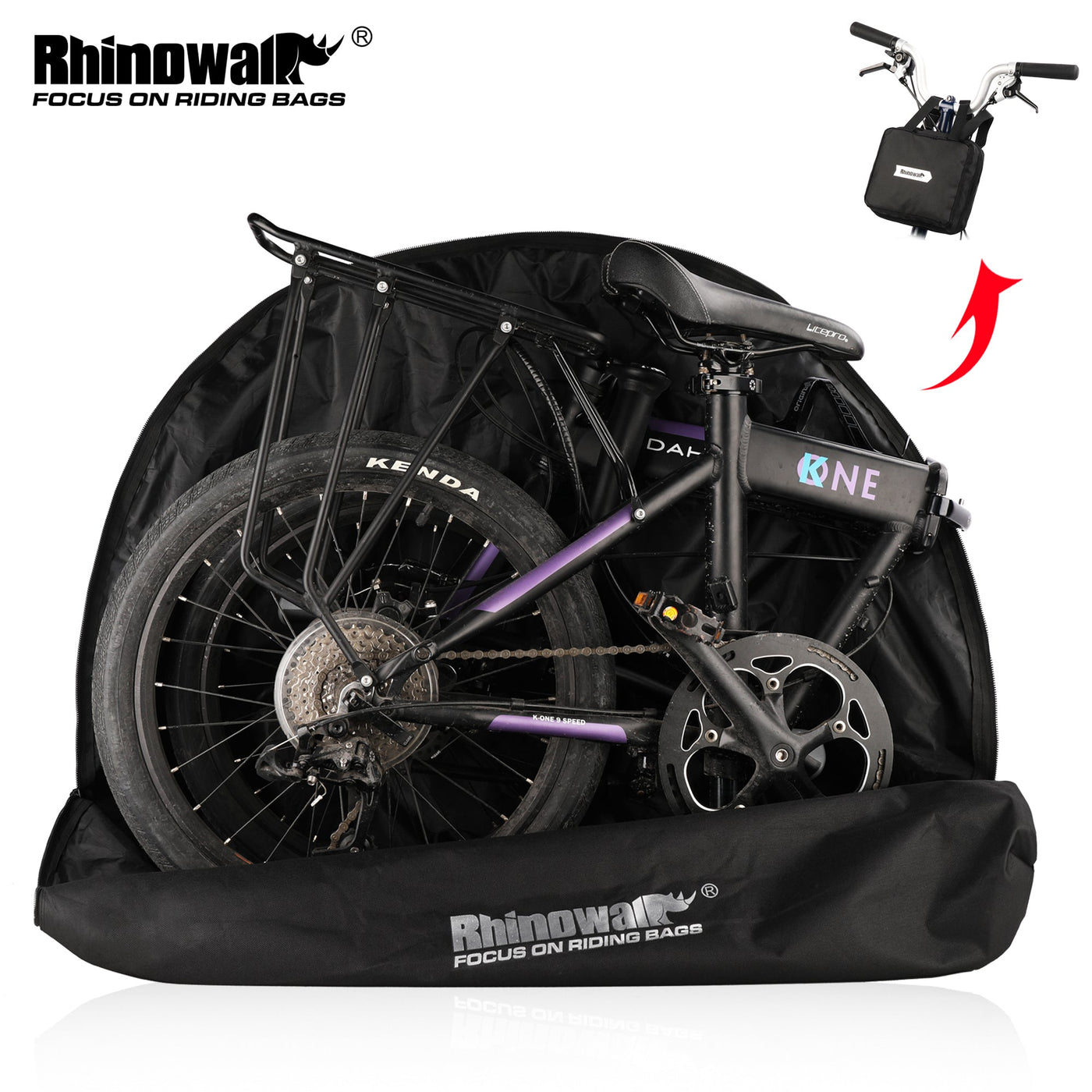 14 - 20 inch Folding Bike Carrying Bag
