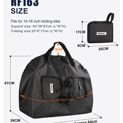14 - 20 inch Folding Bike Carrying Bag