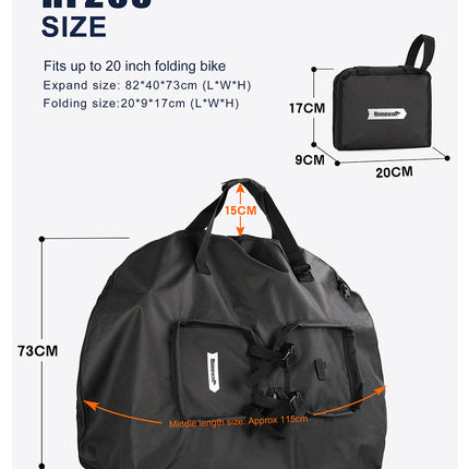14 - 20 inch Folding Bike Carrying Bag
