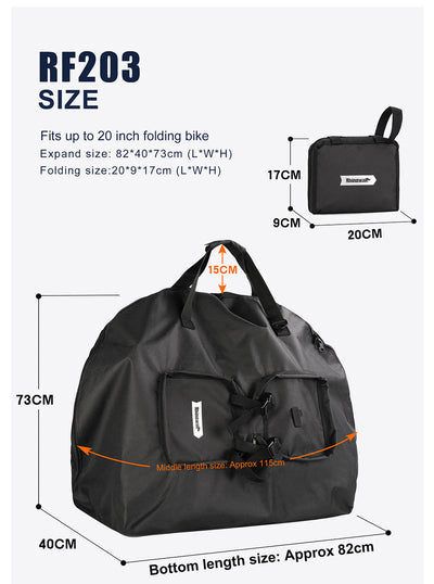 14 - 20 inch Folding Bike Carrying Bag