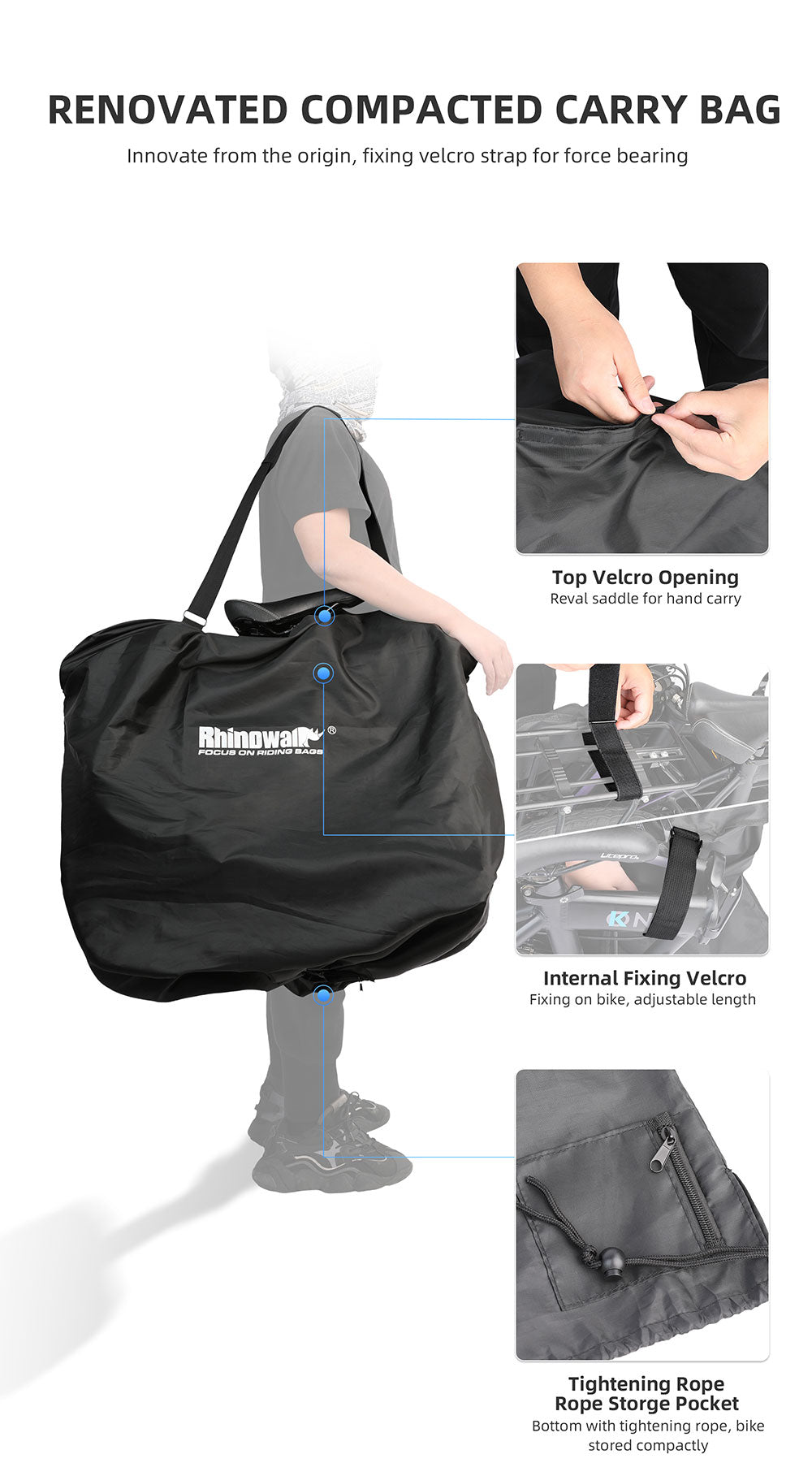 Ultralight 20 inch Bike Carrying Bag