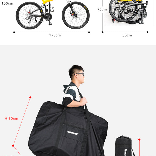 26-27 Inch Folding Bicycle Transport Bag