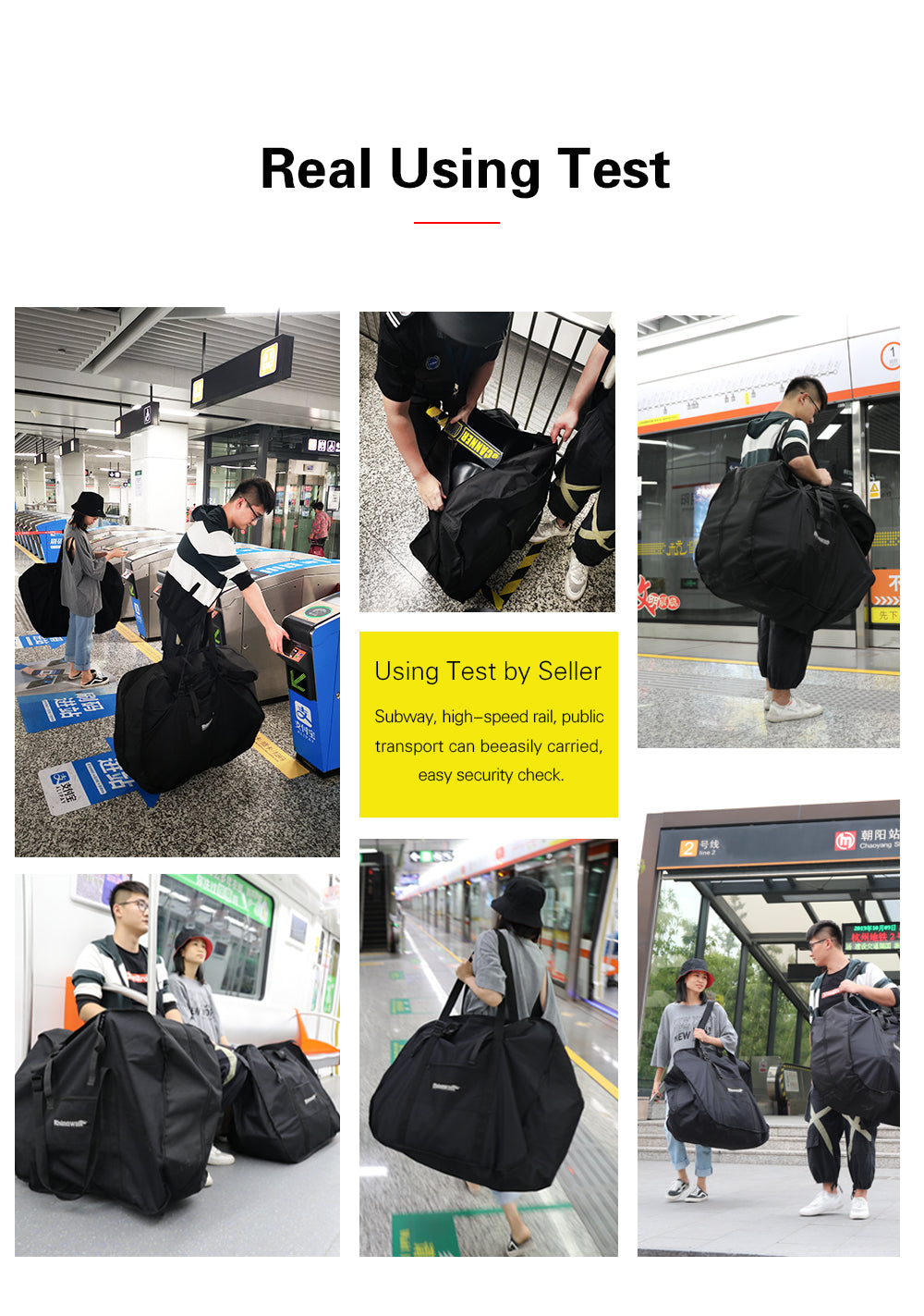 26-27 Inch Folding Bicycle Transport Bag