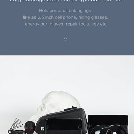 1.2 Liter Waterproof Bike Top Tube Bag - RK18330