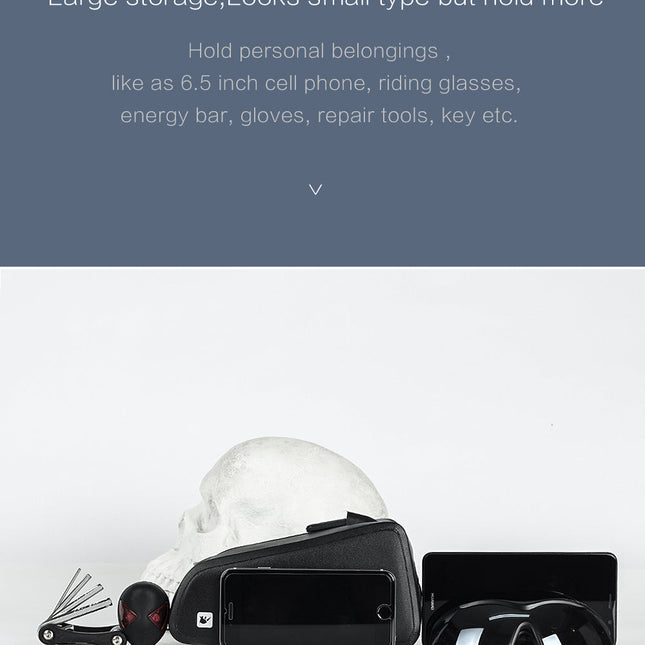 1.2 Liter Waterproof Bike Top Tube Bag - RK18330