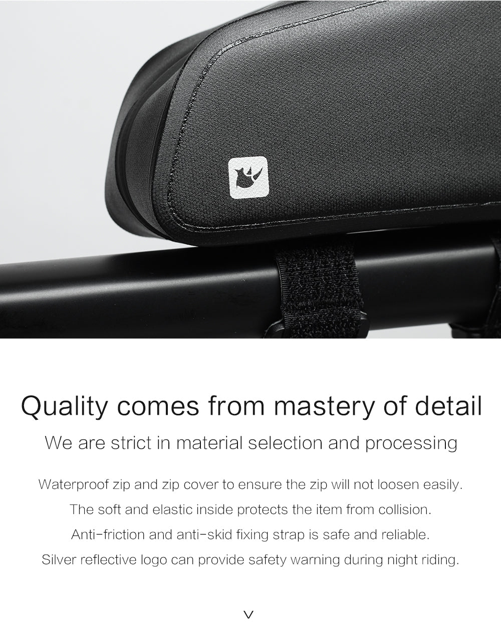 1.2 Liter Waterproof Bike Top Tube Bag - RK18330