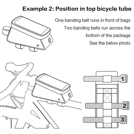 Bike Top Tube Phone bag